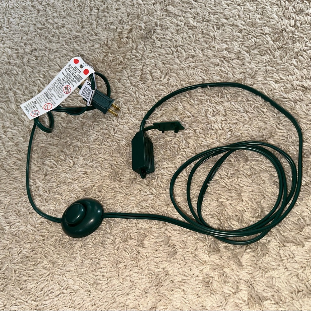 Green Foot Switch Extension Cord